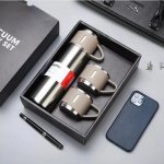فلاسک سه فنجان استیل هدیه تبلیغاتی