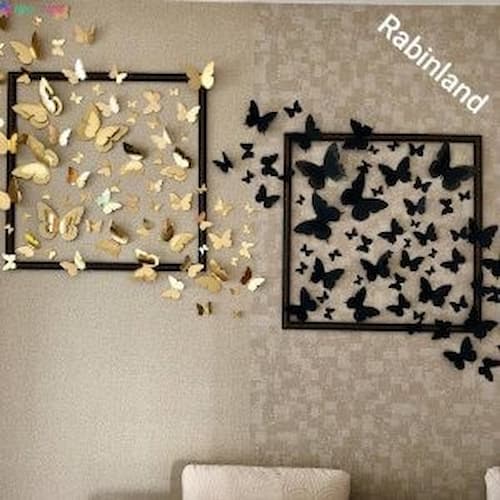 تاثیر تابلو پروانه ای در دکوراسیون خانه