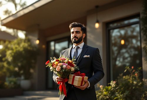 تزیین هدیه شب یلدا برای داماد